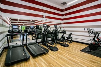 Sonoran terraces apartment homes fully equipped fitness center with peleton bikes